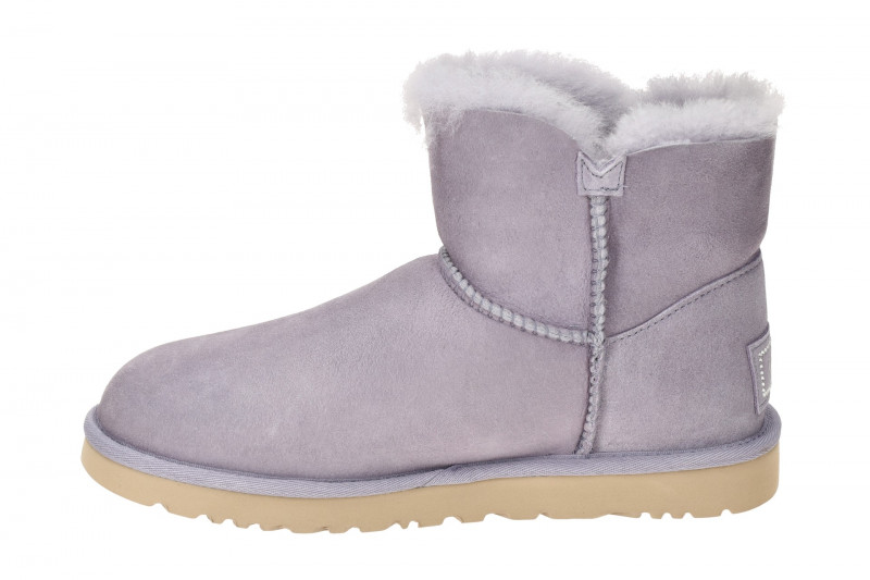 UGG Mini Bailey Button Bling Stiefel lila june-gloom