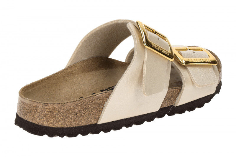 Birkenstock Sydney Cushion Buckle Pantolette perl weiß 1029492