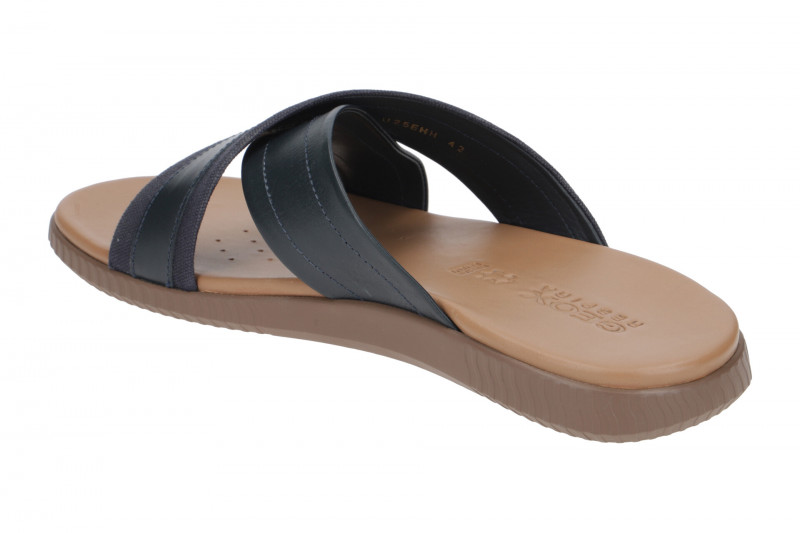 Geox Sirolo Herren Kreuz Pantolette blau U25EHH