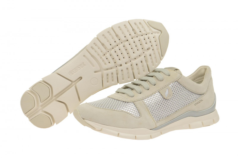 Geox Sukie Schuhe grau silber D52F2A