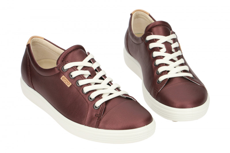 Ecco Soft 7 Schuhe lila metallic Sneakers