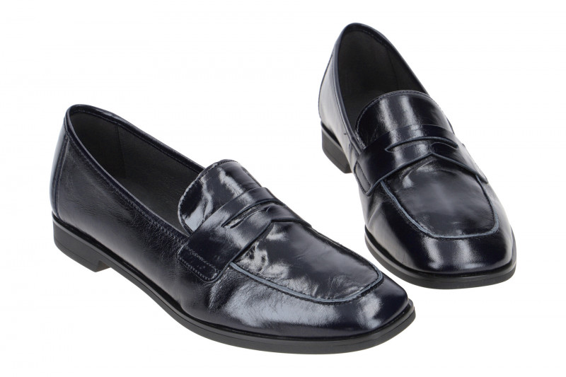 Gabor Schuhe Slipper dunkelblau Glanz Nappa 95.260.26