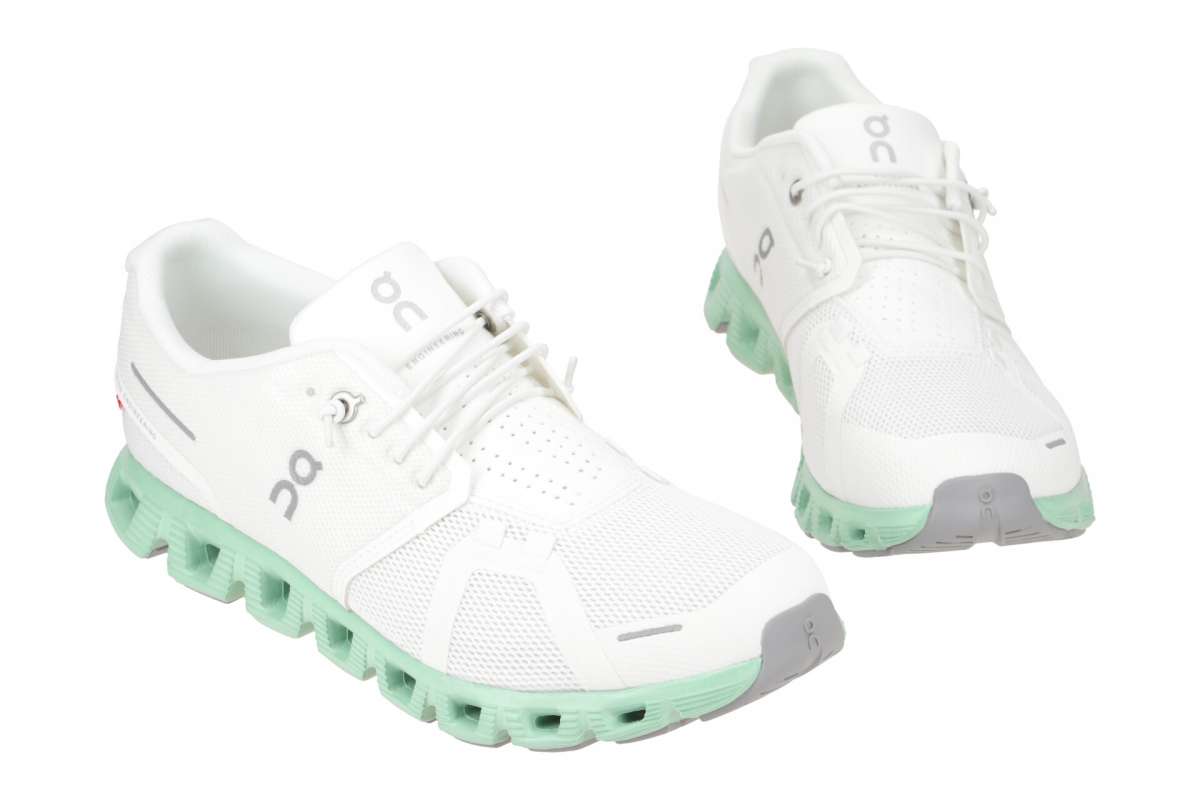 on Cloud 5 Schuhe weiß hellgrün Damen Sport 59.98368 Schuhhaus
