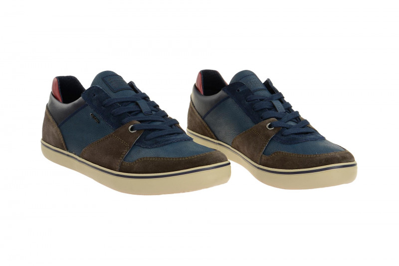 Geox Box Schuhe blau braun U74R3A