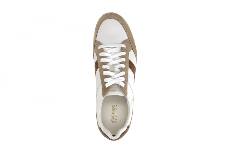 Geox Renan Schuhe Sneaker weiß braun U454GA