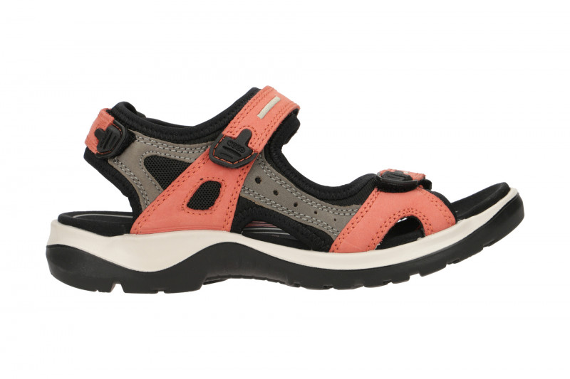 Ecco Offroad Damen Sandale orange grau