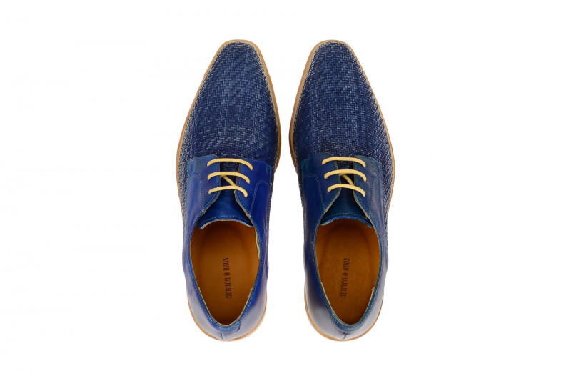 Gordon & Bros Schuhe Lorenzo blau flecht S160746