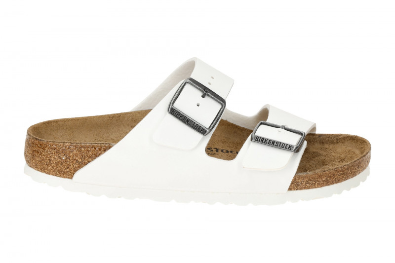 Birkenstock Arizona Pantolette weiß Normal-Weit UNISEX 552681