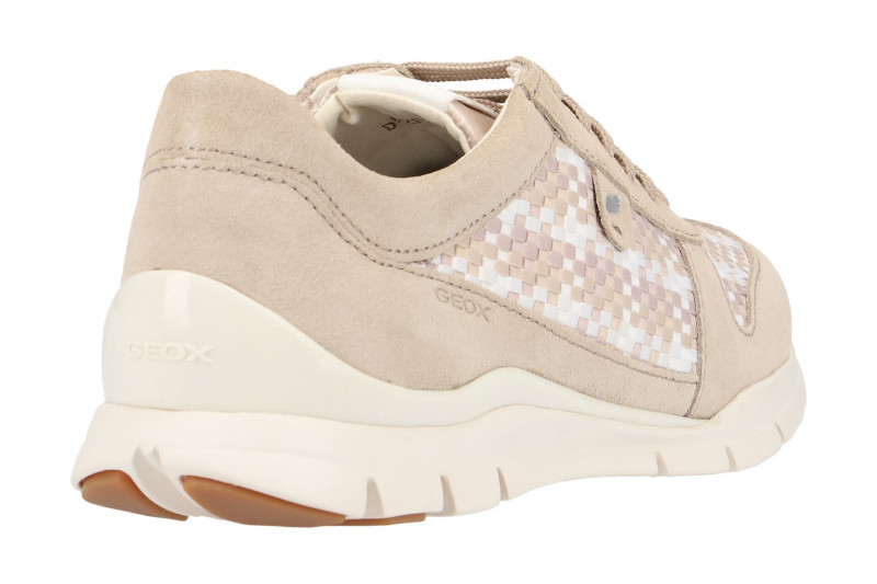 Geox Sneaker Schuhe Sukie beige karo