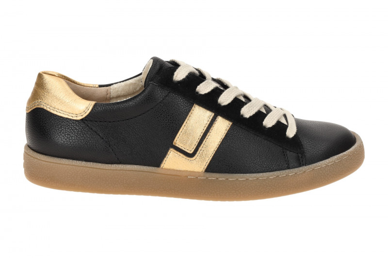 Paul Green Schuhe Snaeker schwarz gold 5464
