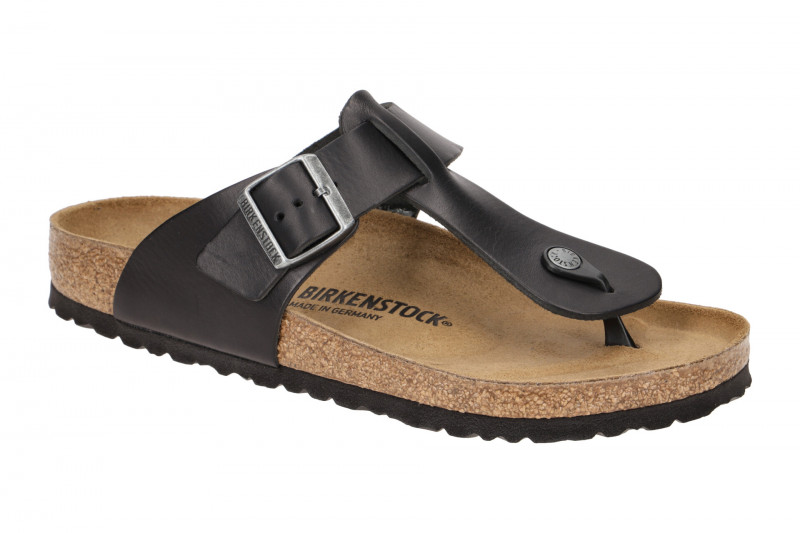 Birkenstock Medina Pantolette schwarz Leder Normal-Weit 1022770