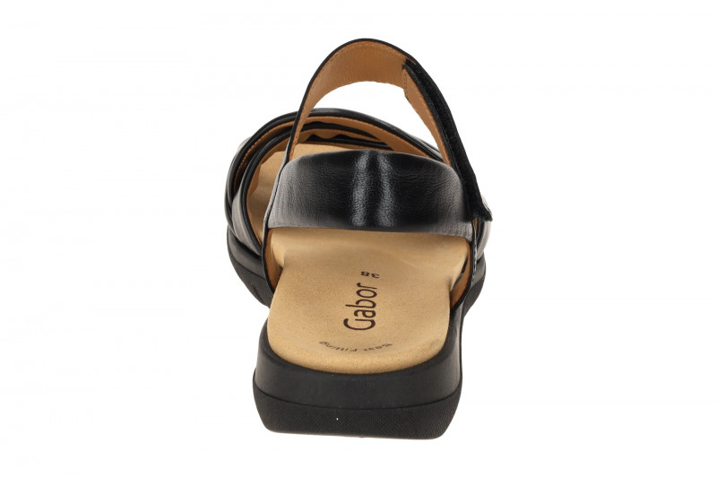 Gabor Fashion Kreuzriemchen Sandale schwarz 84.812.27
