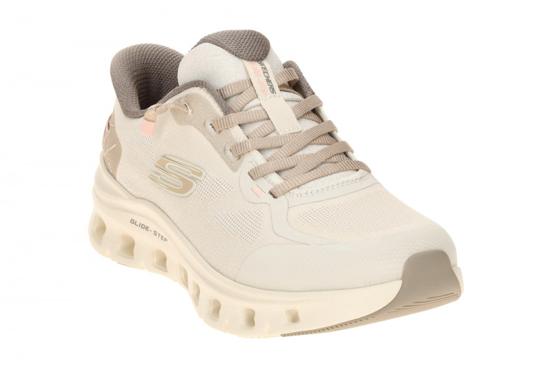 Skechers Glide Step Schuhe beige Damen SLIP INS 150428