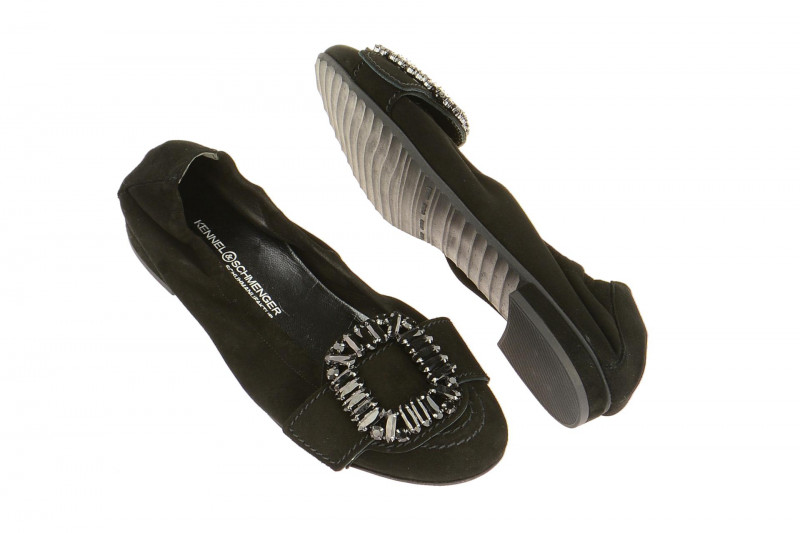 K&S Malu Ballerina schwarz Crystal Steine 10960