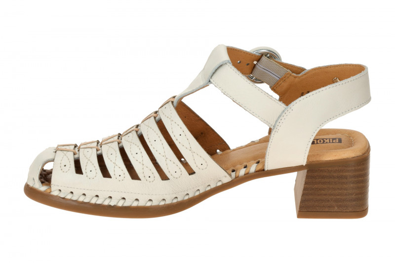 Pikolinos Romana T-Steg Sandalette weiß nata W9G-1577