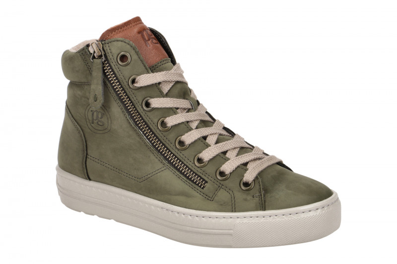 Paul Green Mid-Sneaker Stiefelette grün oliv 4024