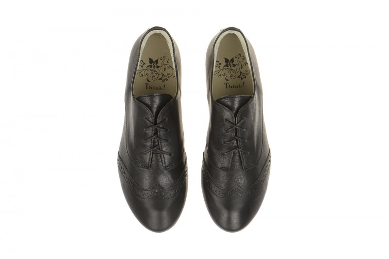 Think Guad Schnür Schuhe schwarz weiß