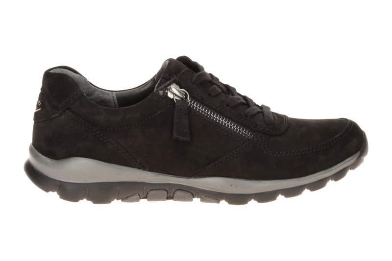 Gabor RollingSoft Schuhe schwarz Nubuck 0100.01.001