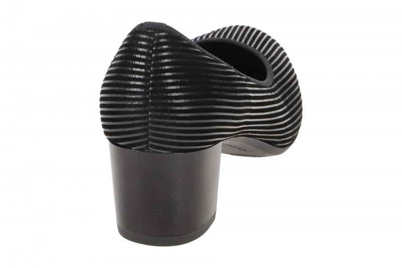 ARA Knokke Pumps schwarz Lack-Streifen 12-11486
