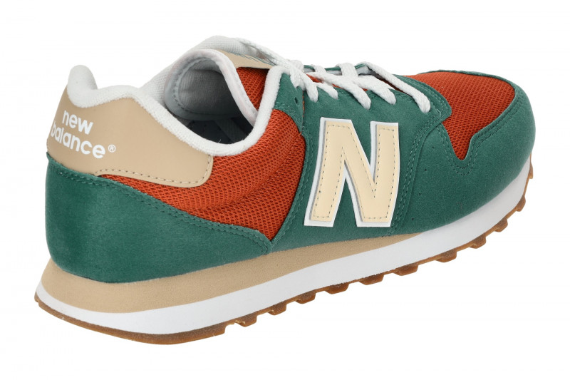 New Balance 500 Schuhe Sneakers grün petrol orange