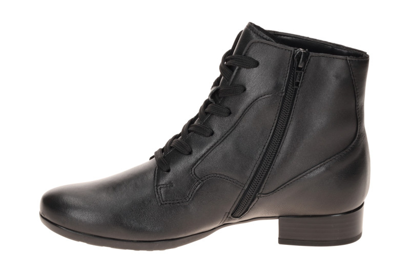 Gabor Stiefelette Ankle Boots schwarz Nappa H-Weite 8031.04.001
