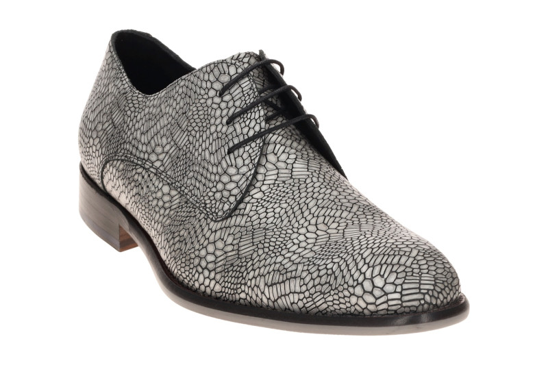 Floris van Bommel De Netter Schuhe grau Reptil 30337