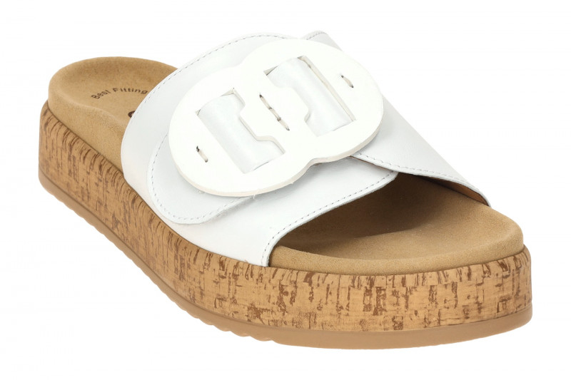 Gabor Plateau Pantolette weiß 63.760.21