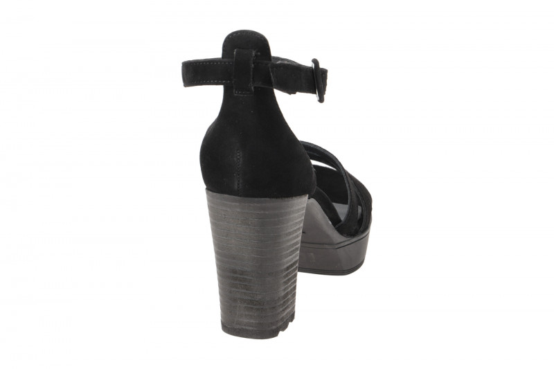 Paul Green Plateau Riemchen Sandalette schwarz 7930