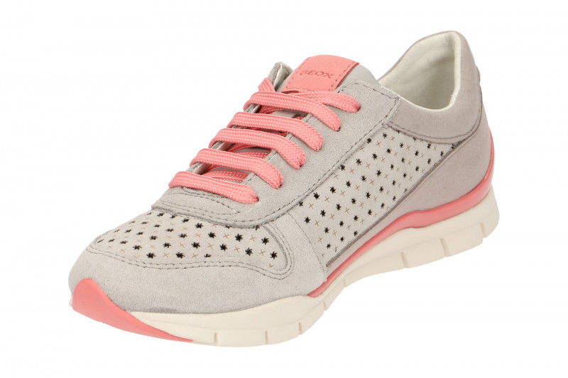 Geox Sukie Schuhe grau pink D52F2A