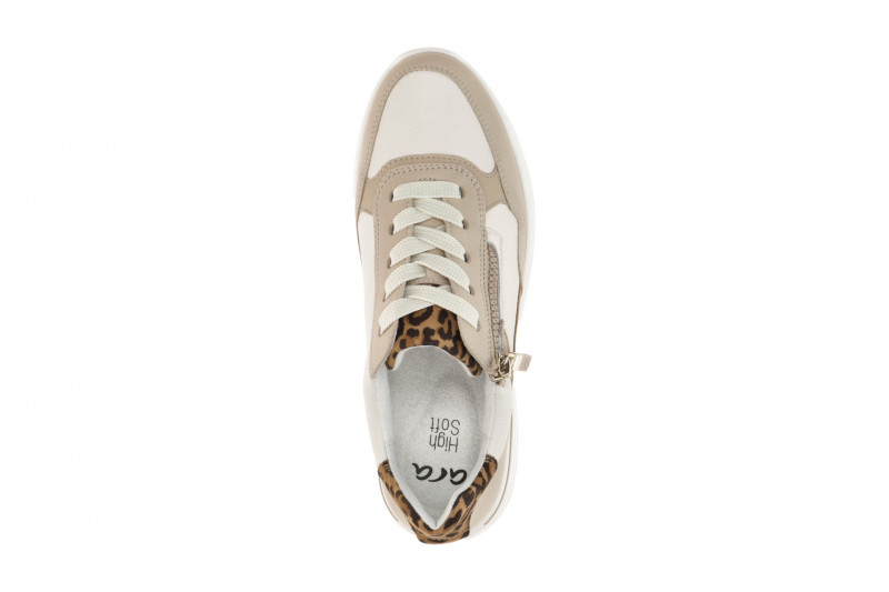 ARA Garda Schuhe beige weiß Leo H-Weite 12-57702