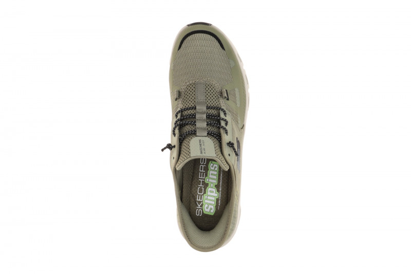 Skechers Glide Step Schuhe grün olive SLIP-INS 232930