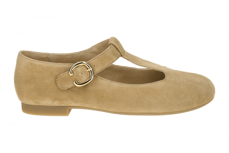 Paul Green Slipper Mary Jane beige T-Steg 1203
