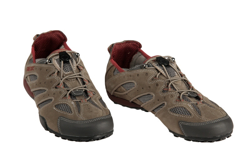 Geox Snake Y Schuhe in beige dk rot U0107Y