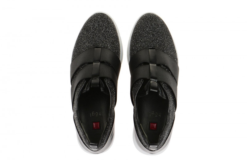 Högl Sneaker grau schwarz Glitter 4328