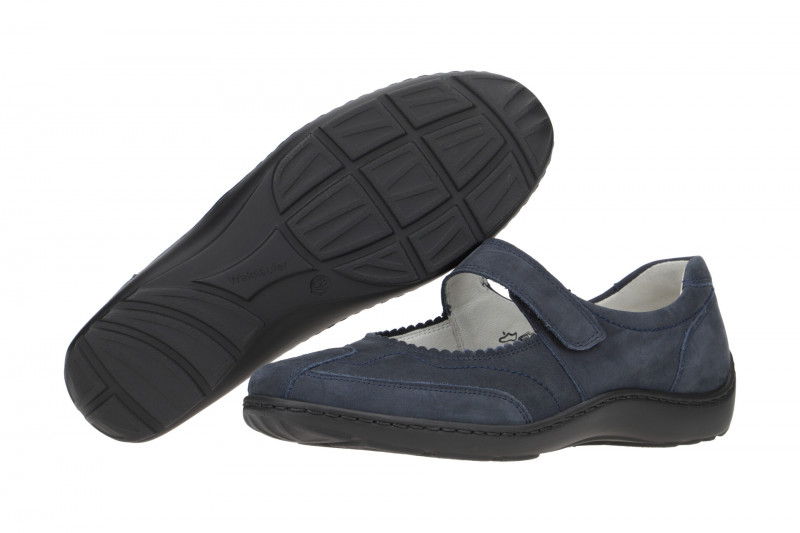 Waldläufer Henni Mary-Jane Schuhe dunkelblau H-Weite 496302