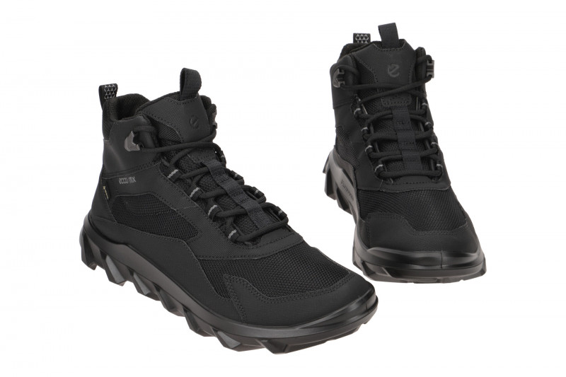 Ecco MX Stiefelette Herren schwarz GORE-TEX