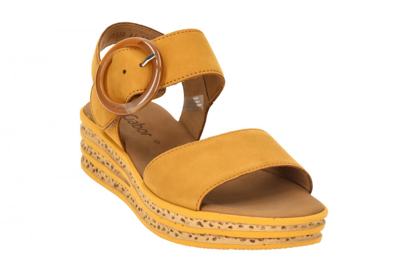 Gabor Fashion Sandalen gelb curry 64.550.11