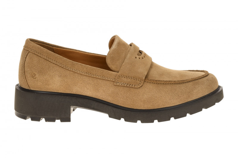 Ecco Metropole Vienna Schuhe braun camel Loafer 231333