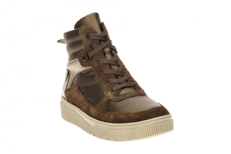 Waldläufer Sansa Stiefelette braun K-Weite metallic 610801