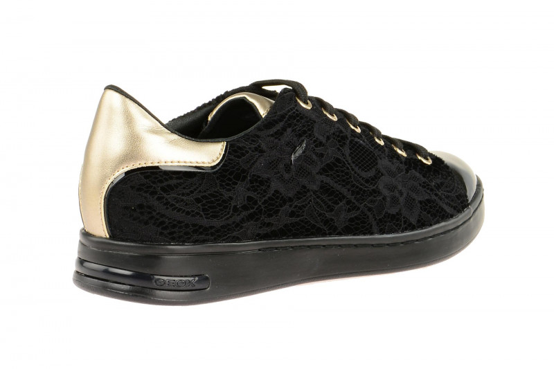 Geox Respira Jaysen A Damen Sneaker in schwarz gold
