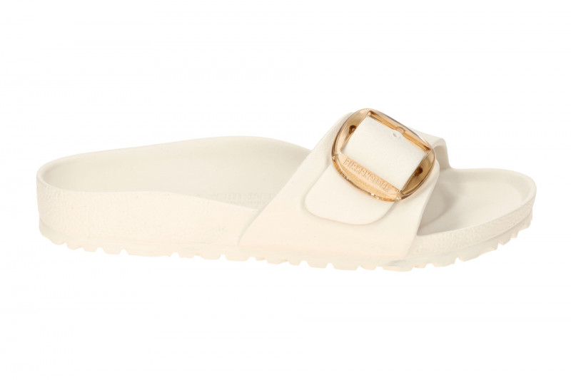Birkenstock Madrid Big Buckle Eva Pantolette weiß SCHMAL 1029633