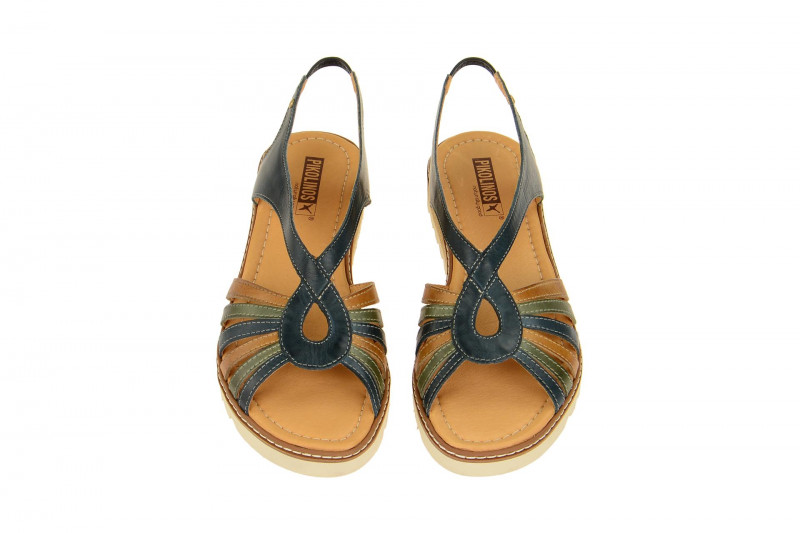 Pikolinos Sandalette Alcudia blau grün Gr 36