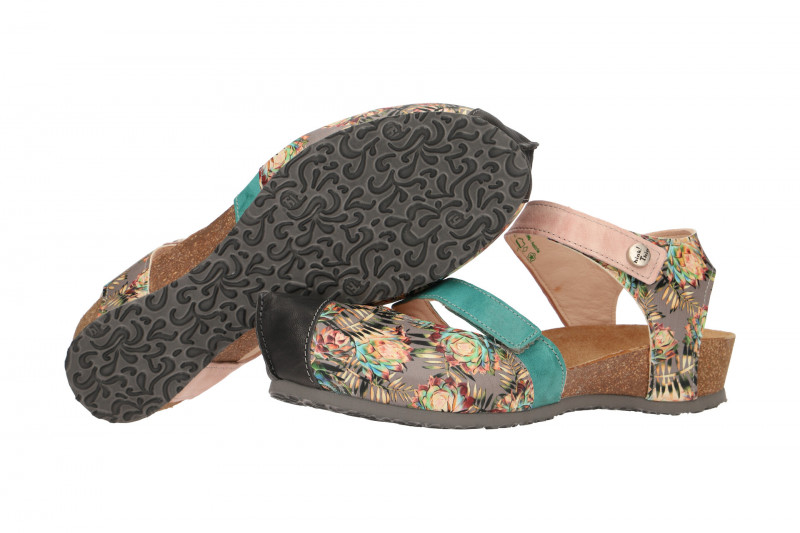 Think Kessy Sandale bunt Blumen Muster