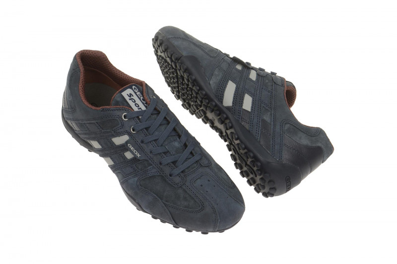 Geox Snake Schuhe blau grau U4207K 0QL43 C4073