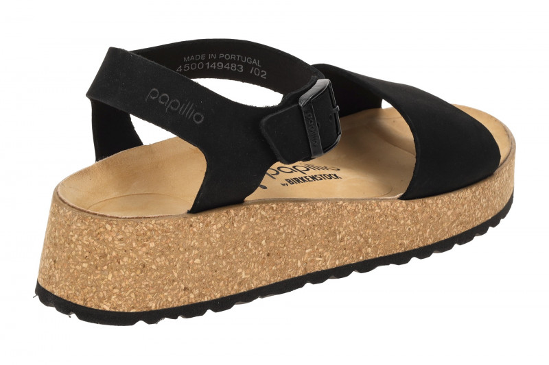 Birkenstock papillio Glenda Sandalette schwarz SCHMAL 1029046