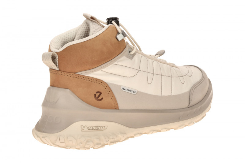 Ecco Ult-Trn Schuhe Damen Mid Sneaker beige Waterproof 824383