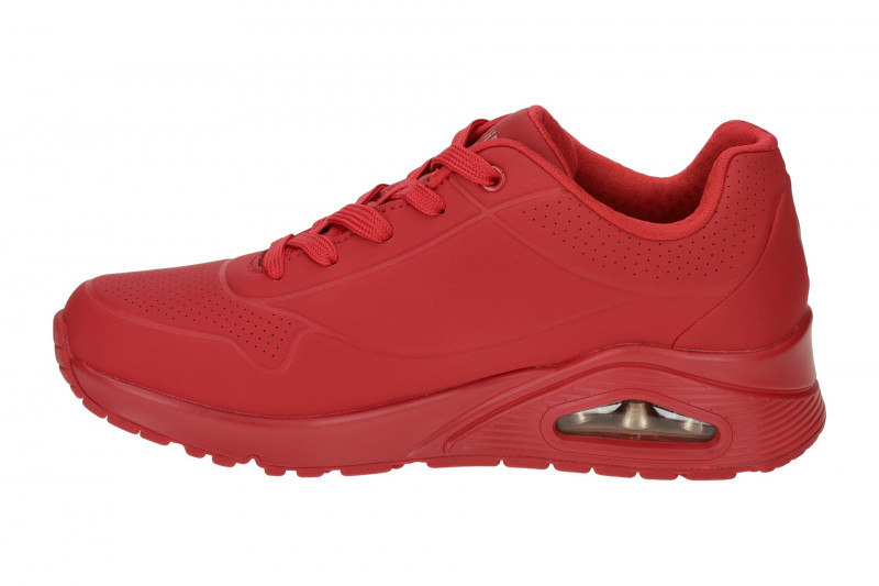 Skechers Uno Schuhe rot Damen Sneakers 73690