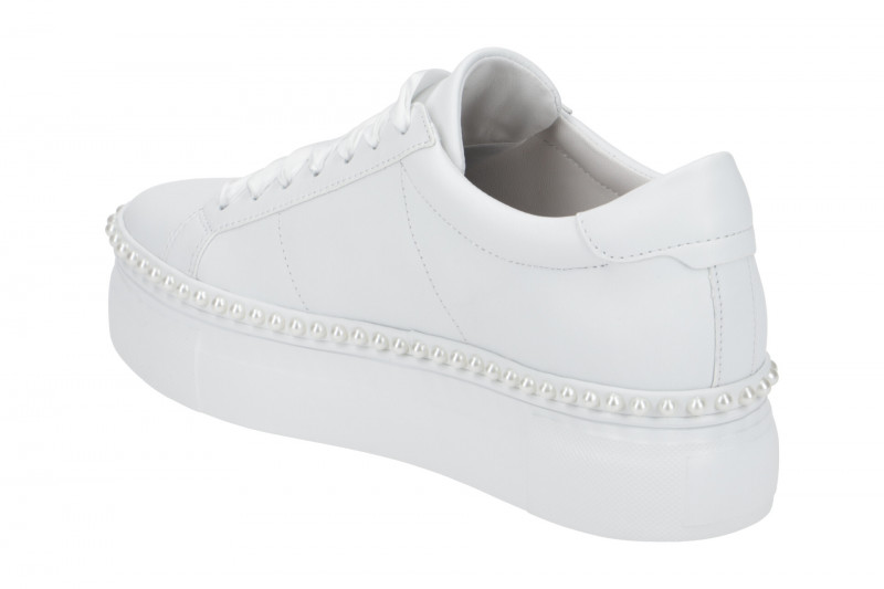 K&S Nano Pearl Sneaker Schuhe weiß Perlen