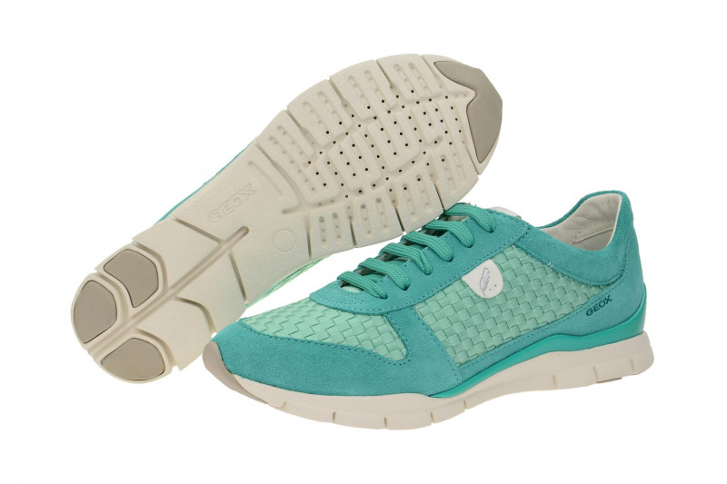 Geox Sukie Schuhe grün karo D52F2A