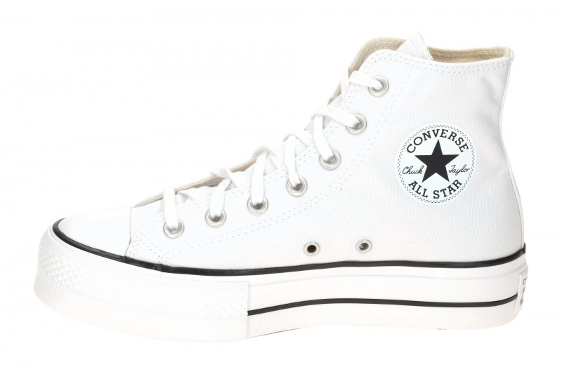 Converse Schuhe Chuck Taylor All Star Plateau weiß Lift Hi